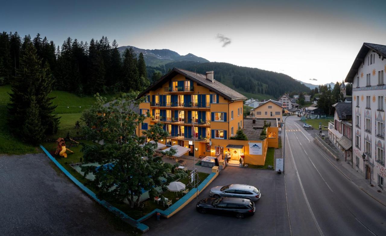 Grischalodge Das Hotel Mit Bergblick Seit 1929 - Schlicht, Preiswert Und Mit Einem Touch Nostalgie Парпан Екстериор снимка