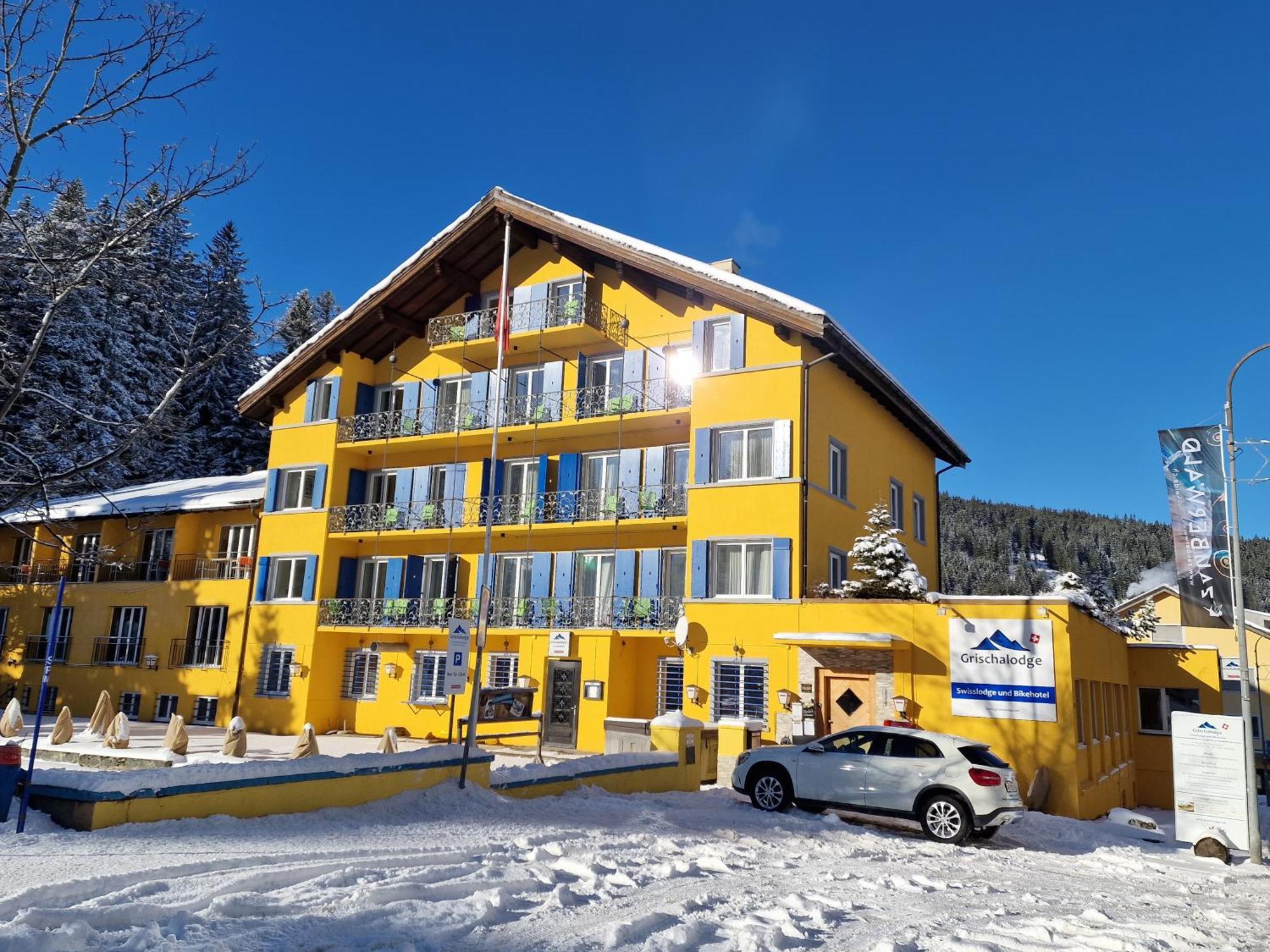 Grischalodge Das Hotel Mit Bergblick Seit 1929 - Schlicht, Preiswert Und Mit Einem Touch Nostalgie Парпан Екстериор снимка