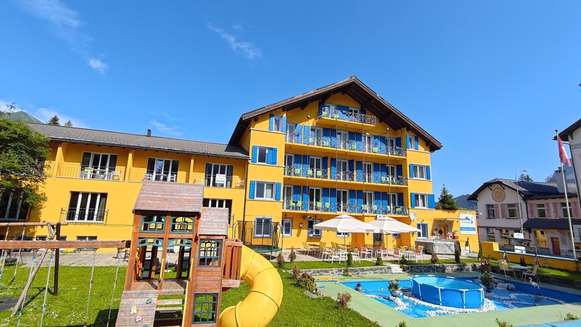 Grischalodge Das Hotel Mit Bergblick Seit 1929 - Schlicht, Preiswert Und Mit Einem Touch Nostalgie Парпан Екстериор снимка